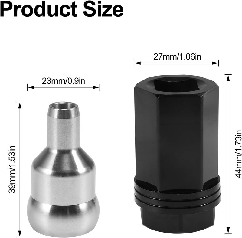 BASIKER High Pressure Oil Rail Ball Tube Repair Kit for Ford 6.0 Powerstroke 2004-2010, With Tool&O-Rings - Image 2